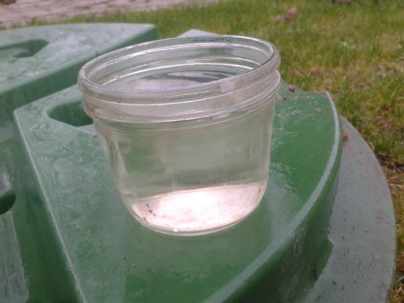 echantillon test de l'eau 1