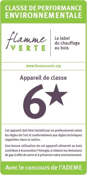 Label Flamme Verte